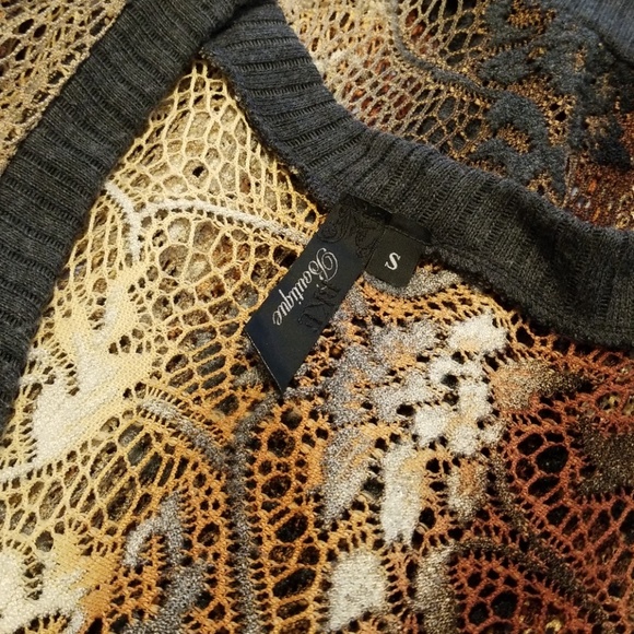 BKE Boutique Crochet Lace Cardigan - Picture 4 of 4